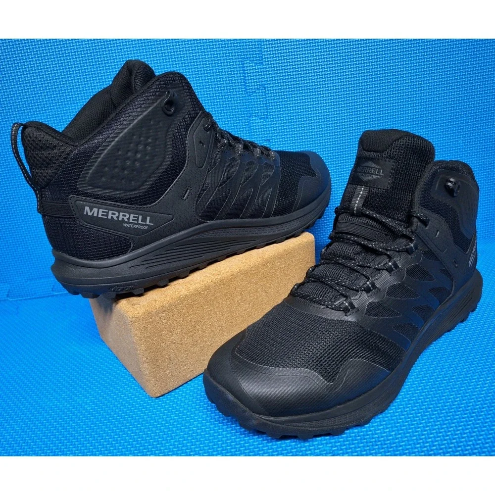 Merrell Nova 3 Mid Tactical Waterproof Black Boots Size 15 W Men's J005049W